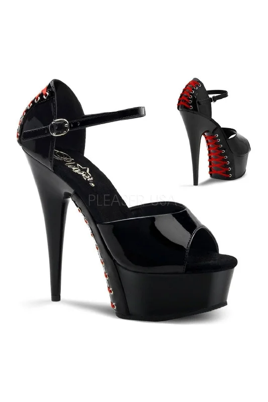 Women's Platform Heeled Sandals with Open Toe in Black for a Stylish and Comfortable Summer PairDELIGHT-660FH Platform Sandal | Black Patent Women's Platform Heeled Sandals with Open Toe in Black for a Stylish and Comfortable Summer PairDELIGHT-660FH Platform Sandal | Black Patent