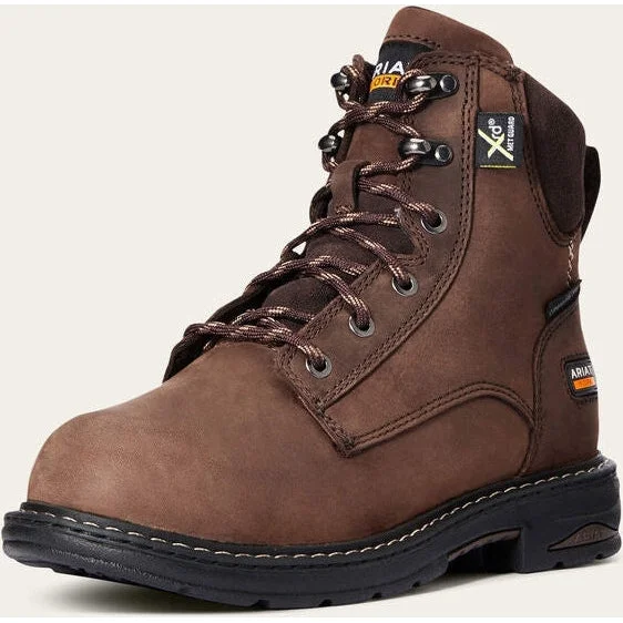 women's slip-on safety bootsAriat Women's Casey 6" Comp Toe Metguard Work Boot - Brown - 10033995
