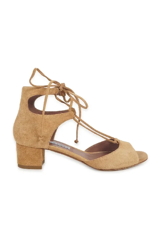 Women's mule - style stiletto heel pumps with a bow accent[WS5297] Tabitha Simmons | High heel sandals
