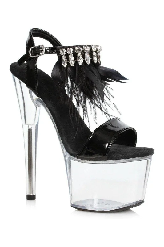 Women's Embroidered Heeled Sandals with Wedge Heel and Open Back in Cream for a Bohemian and Relaxed Summer Outfit709-ZAHRA Stripper Sandal | Black Rhinestones Women's Embroidered Heeled Sandals with Wedge Heel and Open Back in Cream for a Bohemian and Relaxed Summer Outfit709-ZAHRA Stripper Sandal | Black Rhinestones