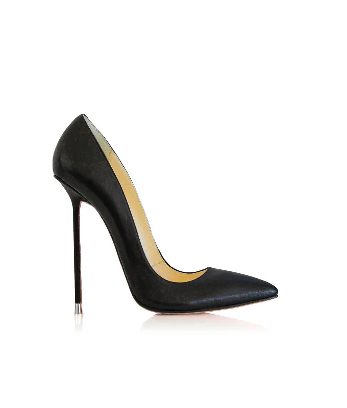 Women's lavender stiletto heel pumps for a delicate styleAkhira 120  Black