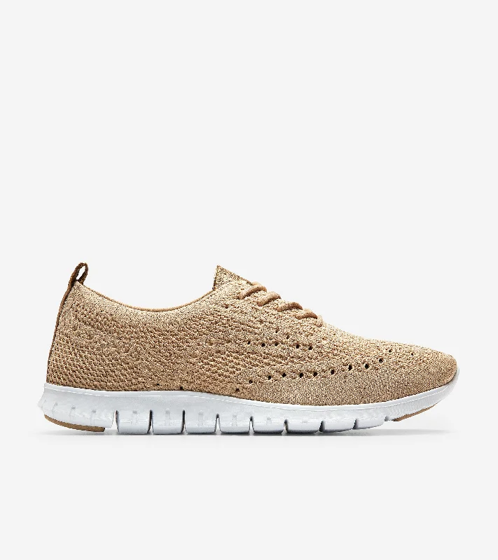 Women's Rhinestone - Embellished Oxfords in Silver for a Sparkly Party Look ZERØGRAND Wingtip Oxford