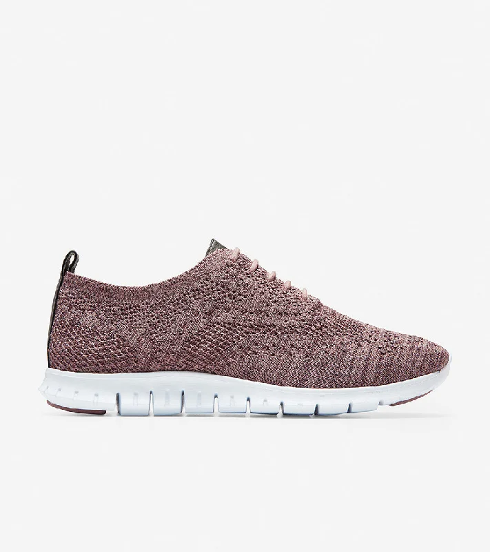 Women's Rhinestone - Embellished Oxfords in Silver for a Sparkly Party Look Zerøgrand Lined Wingtip Oxford 