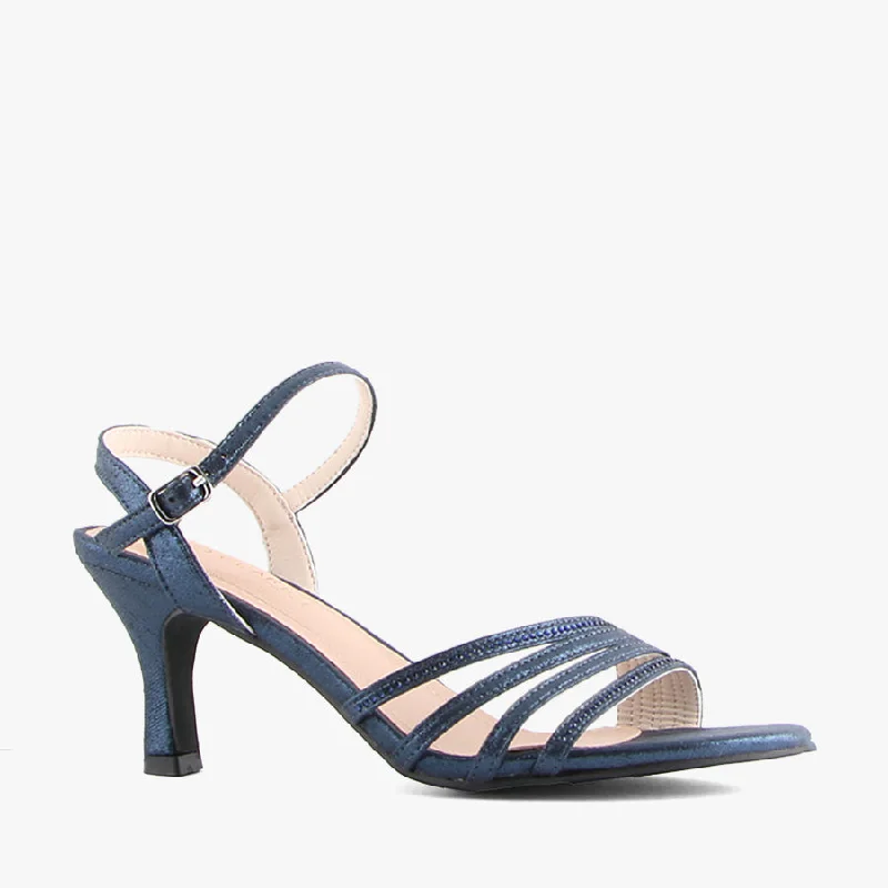 Sustainable Women's Recycled Material Sandals in Beige for Eco - Conscious ShoppersAWESOME NAVY GLITTER Sustainable Women's Recycled Material Sandals in Beige for Eco - Conscious ShoppersAWESOME NAVY GLITTER
