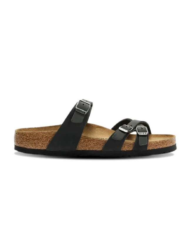 Shock - Absorbing Women's Sandals with a Soft Insole in Black for Active LifestylesBirkenstock Franca Oiled Leather Black Pewter Buckle Sandals Shock - Absorbing Women's Sandals with a Soft Insole in Black for Active LifestylesBirkenstock Franca Oiled Leather Black Pewter Buckle Sandals