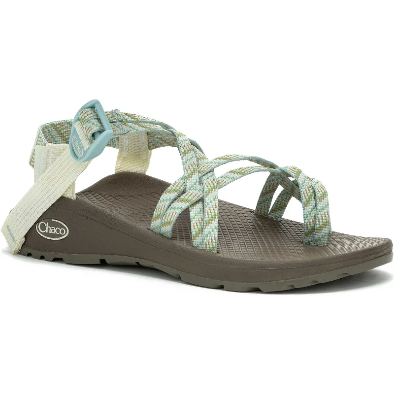 Anti - Slip Women's Sandals with a Grooved Sole in Green for Outdoor AdventuresChaco Women's ZX/2 Cloud Dual-Strap