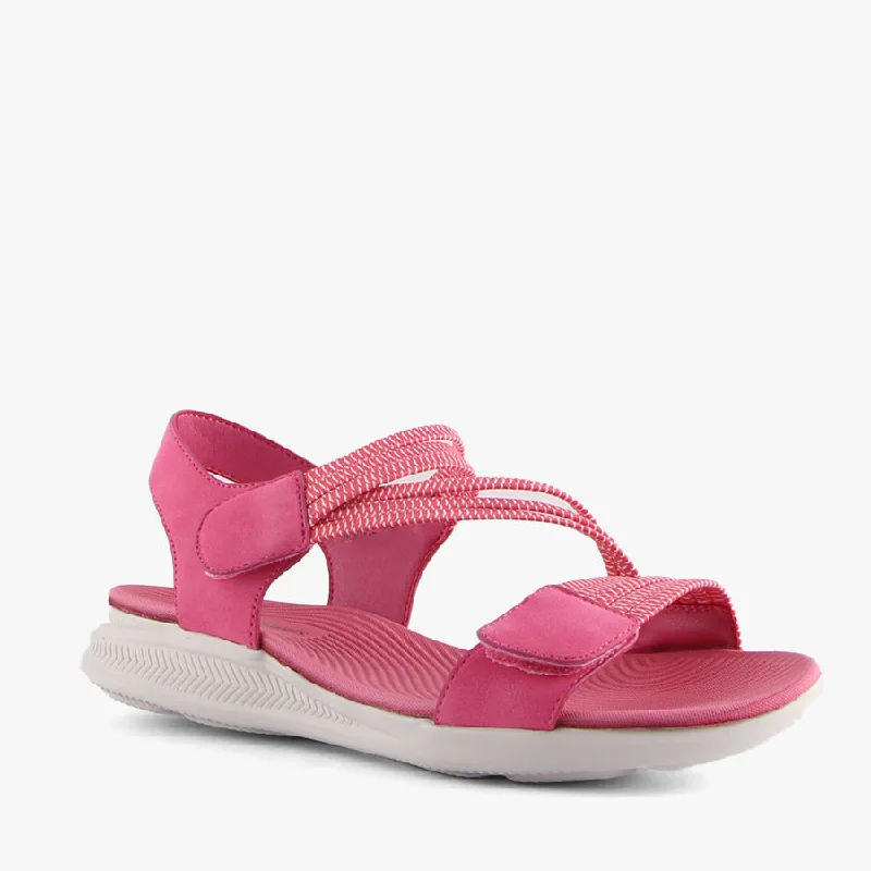Child - Friendly Women's Sandals with a Secure Buckle in Purple for Moms on the GoFLORRIE FUSCHIA Child - Friendly Women's Sandals with a Secure Buckle in Purple for Moms on the GoFLORRIE FUSCHIA