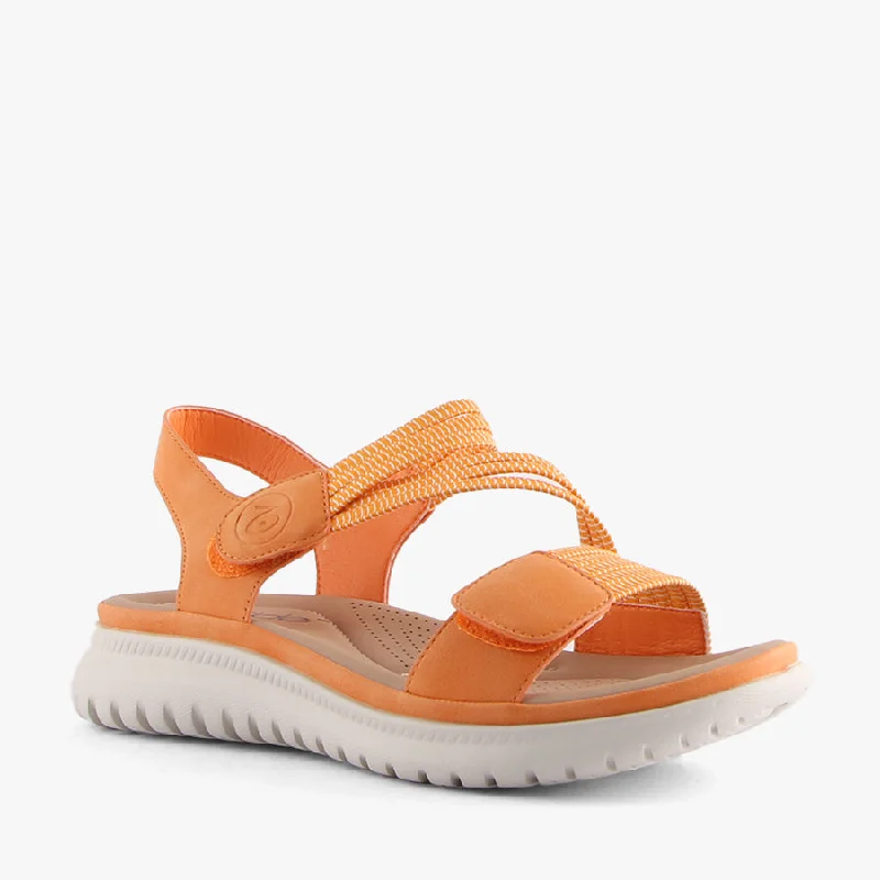 Anti - Slip Women's Sandals with a Grooved Sole in Green for Outdoor AdventuresSANNAH ORANGE Anti - Slip Women's Sandals with a Grooved Sole in Green for Outdoor AdventuresSANNAH ORANGE