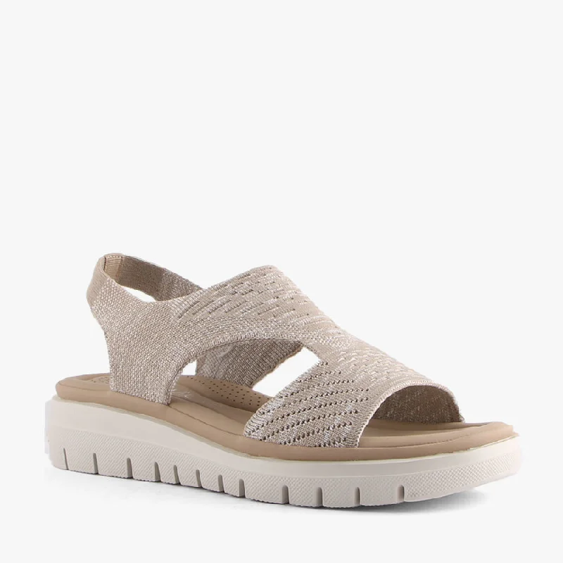 Orthopedic Women's Sandals with Arch Support in Gray for Foot HealthSCOTTIE BEIGE