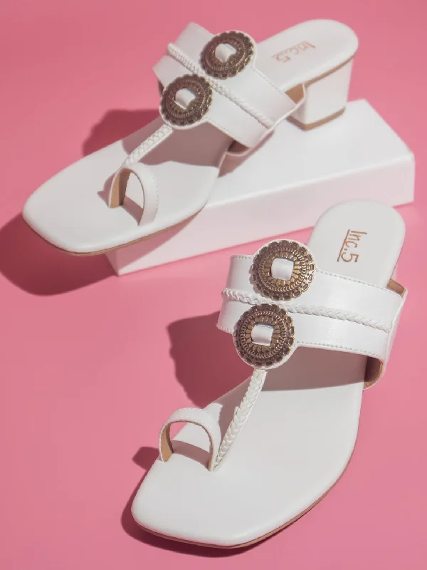 Sustainable Women's Recycled Material Sandals in Beige for Eco - Conscious ShoppersWomen White Block Sandals Sustainable Women's Recycled Material Sandals in Beige for Eco - Conscious ShoppersWomen White Block Sandals