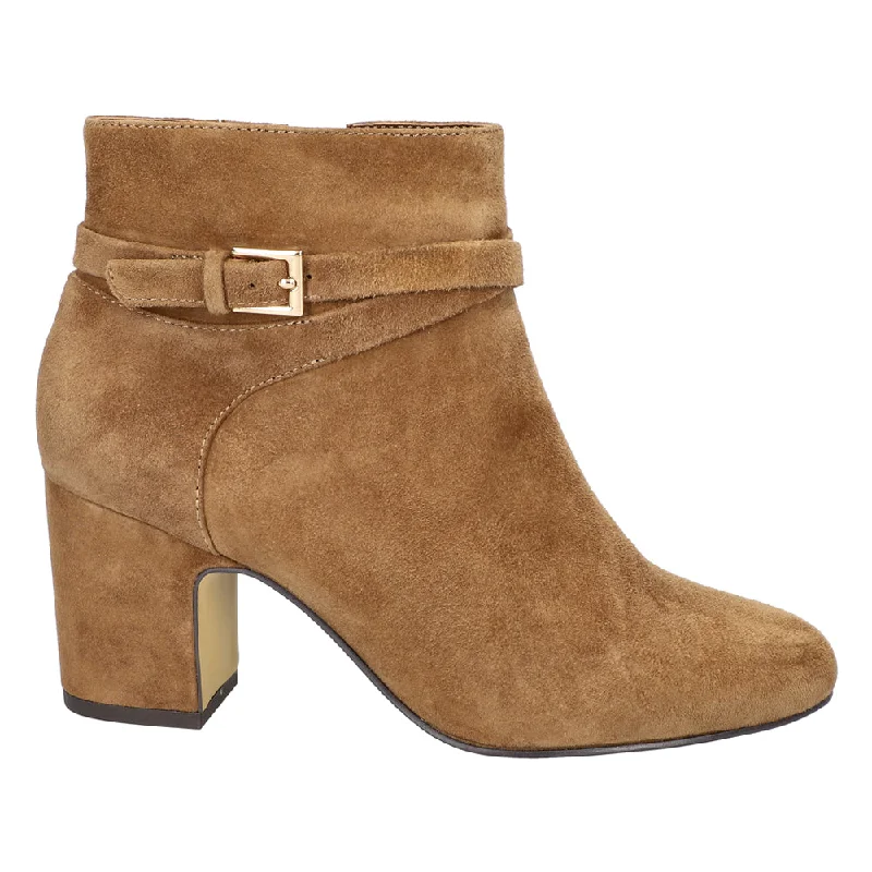 women's ankle boots for workArlette Round Toe Zippered Booties