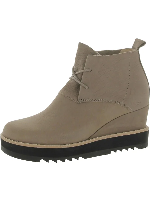 women's booties with quilted patternFalcon Womens Nubuck Ankle Chukka Boots