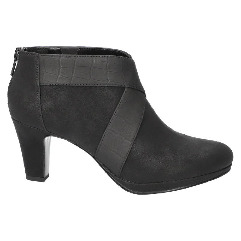 women's ankle boots with elastic sidesSpice Zippered Round Toe Boots