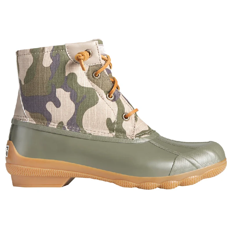 women's ankle boots with snakeskin printSyren Gulf Camo Duck Boots